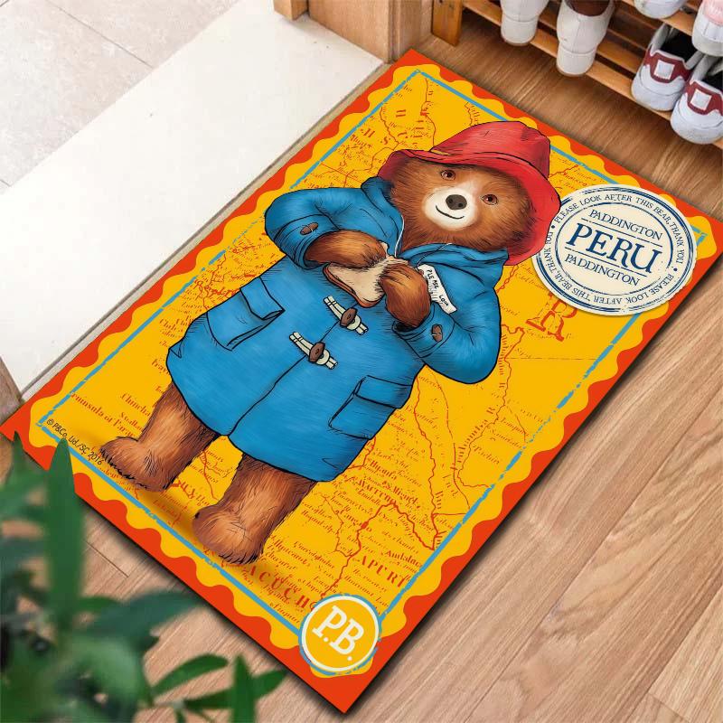 Paddington Bear Carpet Rug for Living Room Bedroom Home Sofa Decoration,Kids play Nonslip Floor Mat