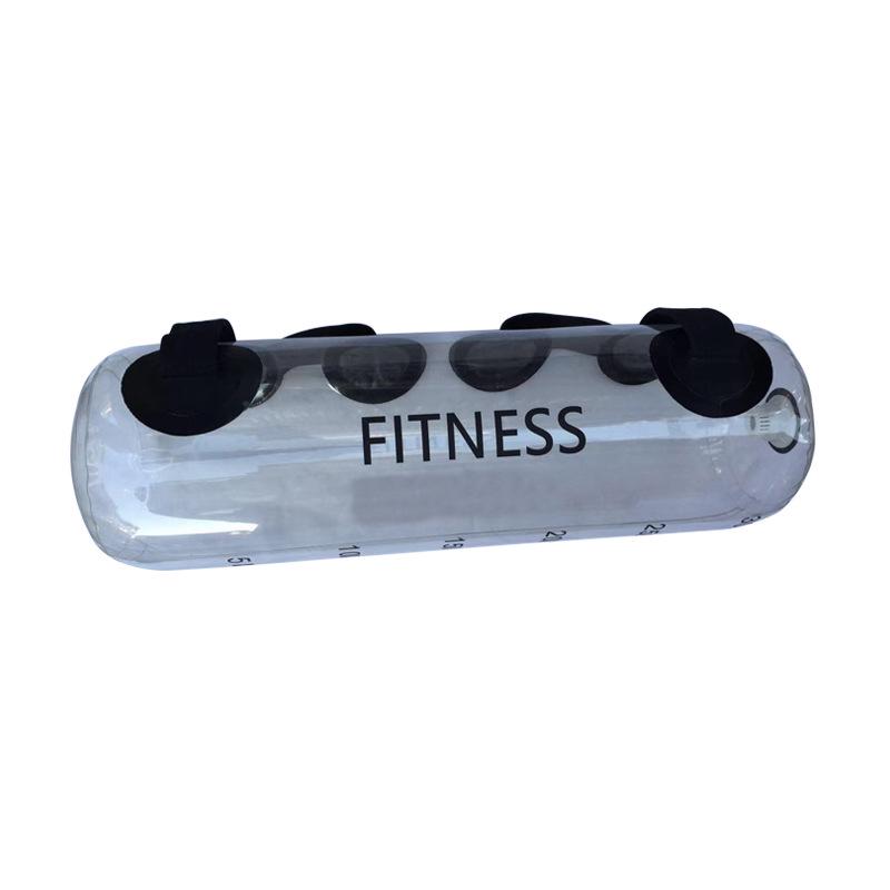 Transparent Weighted Water Bag for Outdoor Exercise - Integrated Dumbbell for Squat and Balance Training with Custom Logo