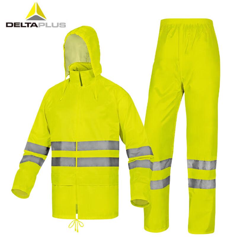 Deltaplus 407400 EN400LV Fluorescent Rain Suit XXL