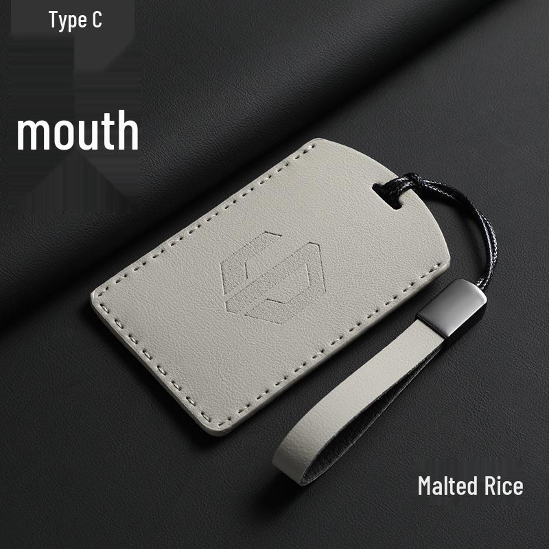 Leapmotor C10 Retro Key Case: NFC Card Holder for Car Supplies