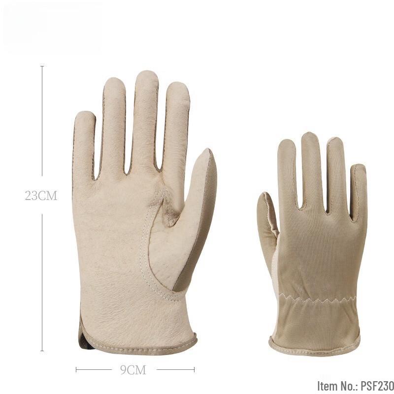 Elastic Pigskin Breathable Work Gloves