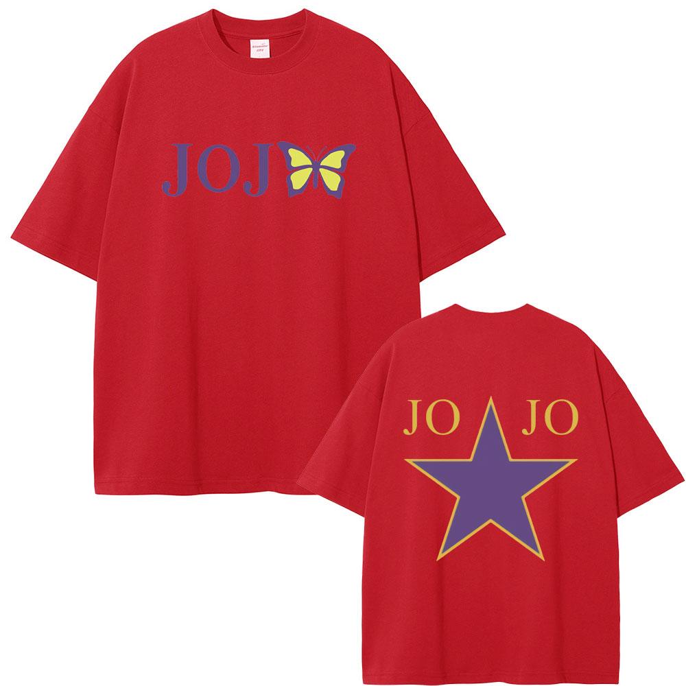 Japanese Anime JoJo Bizarre Adventure Kujo Jolyne Graphic Tshirts Men Women Casual Manga Short Sleeve T Shirts Unisex Fans Gift