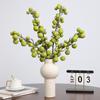 30 Heads Artificial Fruit Branch Green Plants Small Fruit Foam Fruits Branch Realistic Plastic Fake Plants