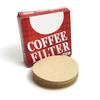 100Pcs Coffee Filter Paper Coniferous Wood Round Shaped Filter Paper Drip Coffee Pot Making Accessory for Home Office Number 6