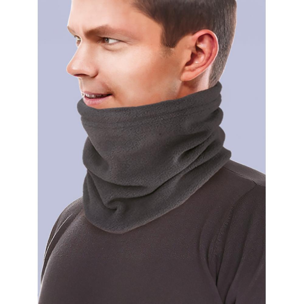 Daiso Solid Color Neck Warmer Grey