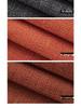 Thick Linen Cotton Coarse Weave Fabric for Sofa Cushions, Seats, and Soft Packs In Plain Colors
