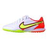 Nike React Tiempo Legend 9 Pro TF Pakiet Motywacyjny Buty Unisex Biały Jaskrawoczerwony Volt DA1192-176