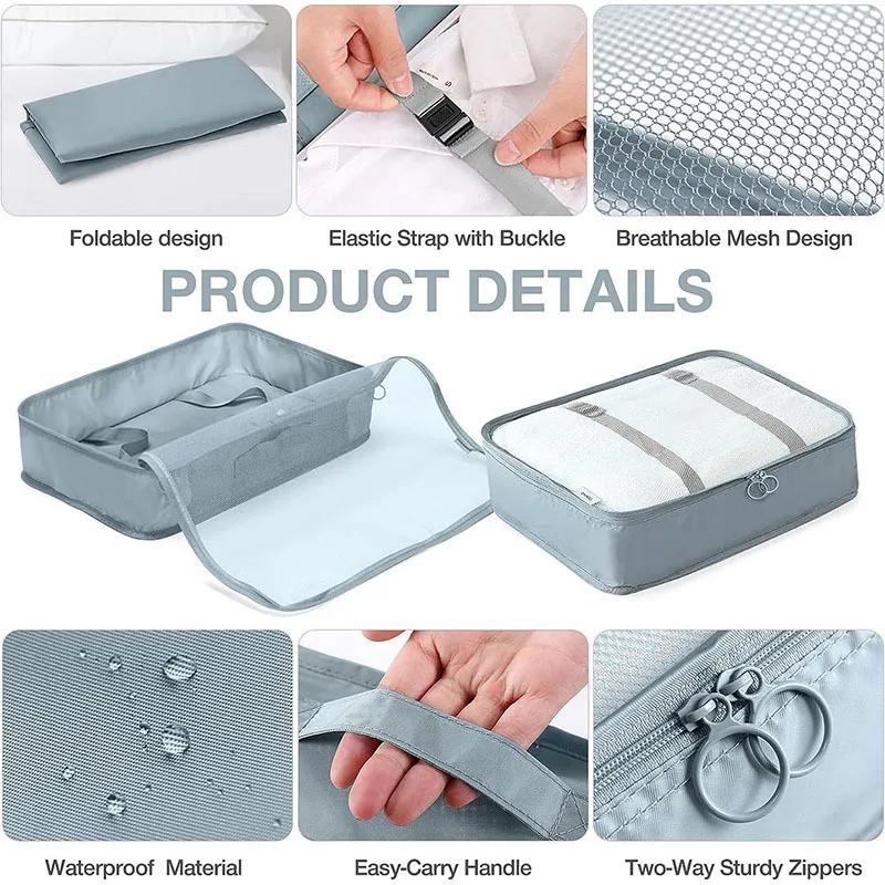 Travel Organizer Storage Bags Toiletry Luggage Bag  Portable Luggage Clothes Shoe Tidy Pouch Waterproof Thickened Organizer