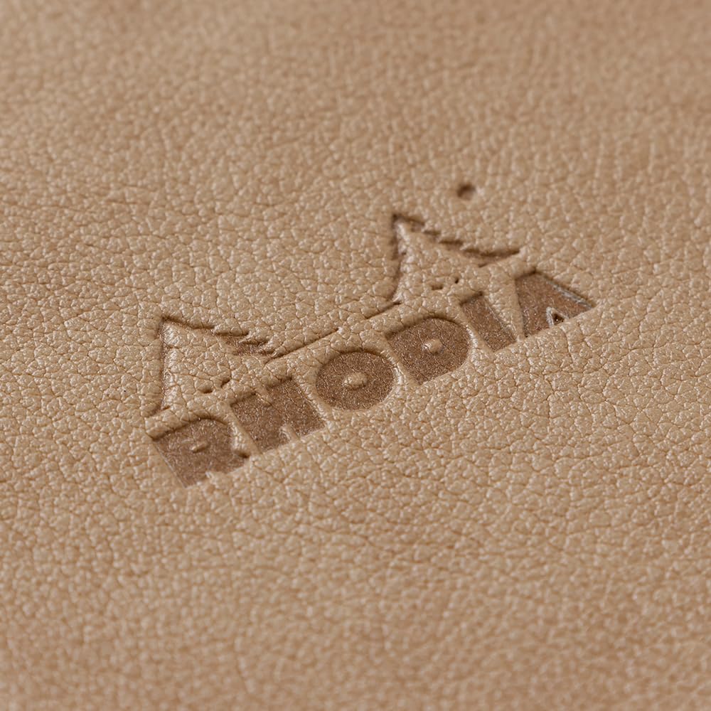 RHODIA Mini System Organizer 11mm Ring PU Synthetic Vive Gray 3-Ring (11x8cm, Diameter) Leather, (cf11ogz03-gy)