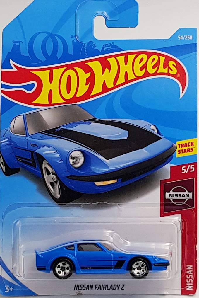 

Hot Wheels Серия Nissan Nissan Fairlady Z Синий 5/5 54/250, синий