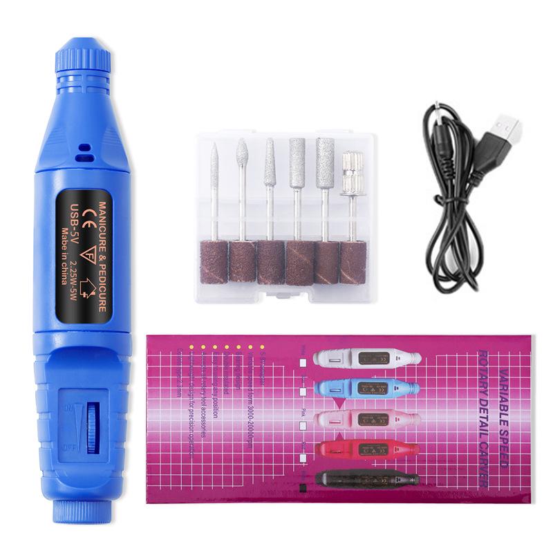 

Portable USB Nail Art Pen-style Grinder Manicure Tool
