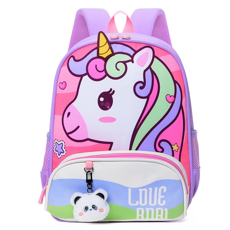 Fun And Playful Childrens Backpack With Comfortable Curved Straps Easy Carrying