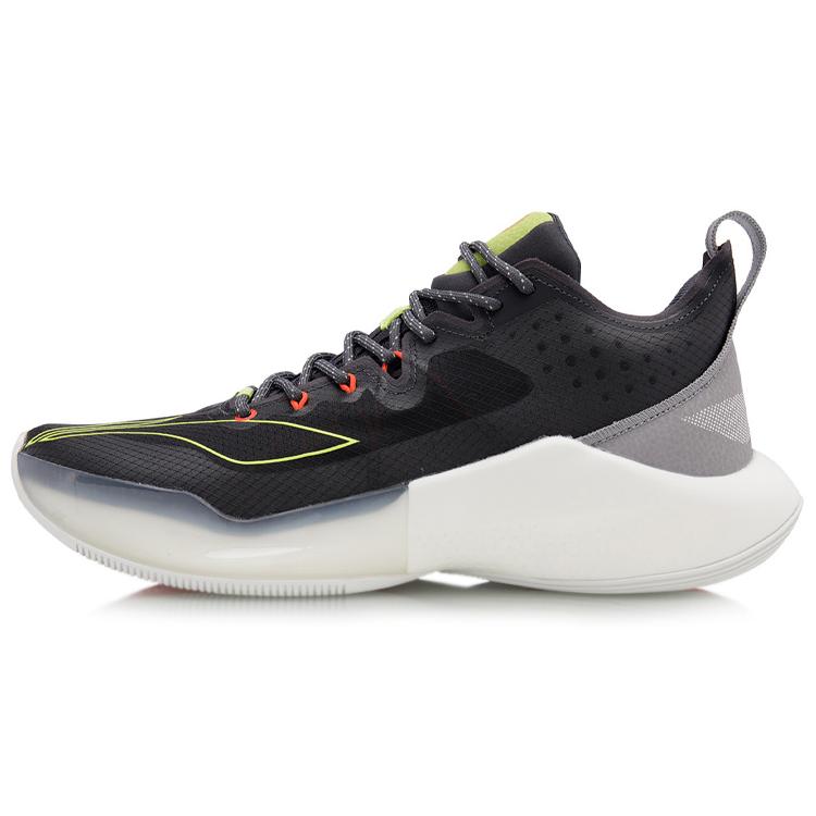 

Li Ning Sonic 8 Low Синтетична шкіра Нековзкі Стійкі до стирання Низькі Баскетбольні кросівки Чоловічі Чорно-сірі ABAQ035-2 41.5