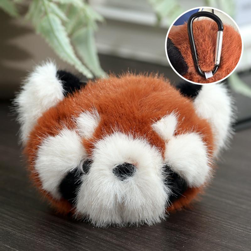 Adorable Panda Plush Keyring With Magnetic Circles For Kids Bag Decor And Gift