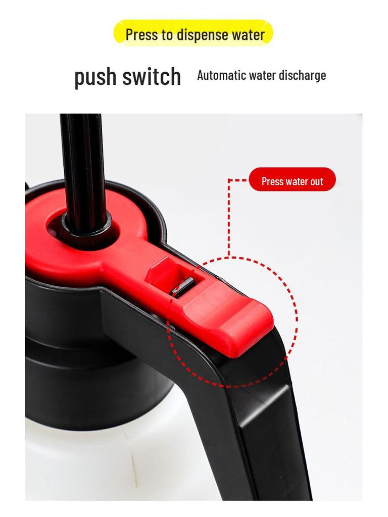 2L Hand Pump Foam & Watering Sprayer for Car Wash & Flowers