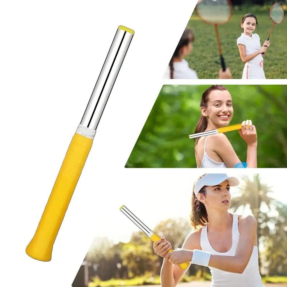 With Sound Racket Swing Trainer Practicing Guide Badminton Training Stick Racket Sports