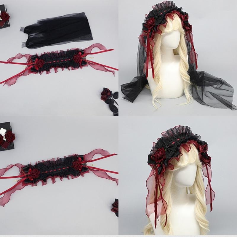 Bows Hairbands Adorkable Photo Props Halloween Anime Headbands Party Headpiece Fun Headbands for Music Festivals