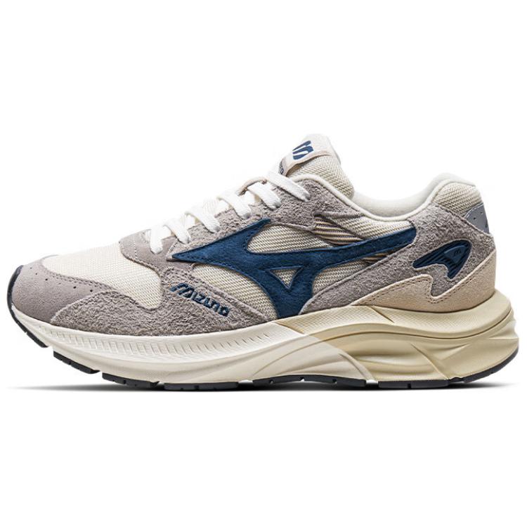 Mizuno Pi Retro Comfortable Durable Low-Top Running Shoes Unisex sneaker Gray Blue D1GH232306
