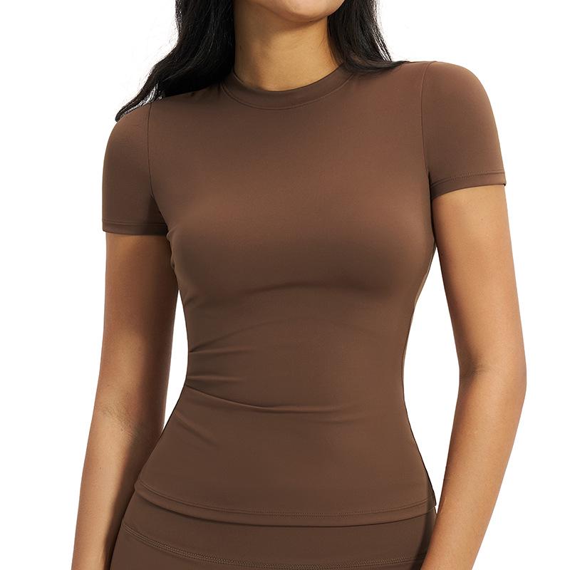 Women's Quick-Dry Short-Sleeve Yoga and Running Top