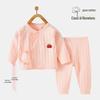 Set di Vestiti Autunnali per Bambini: Pantaloni in Puro Cotone e Abito da Monaco con Allacciatura Senza Osso