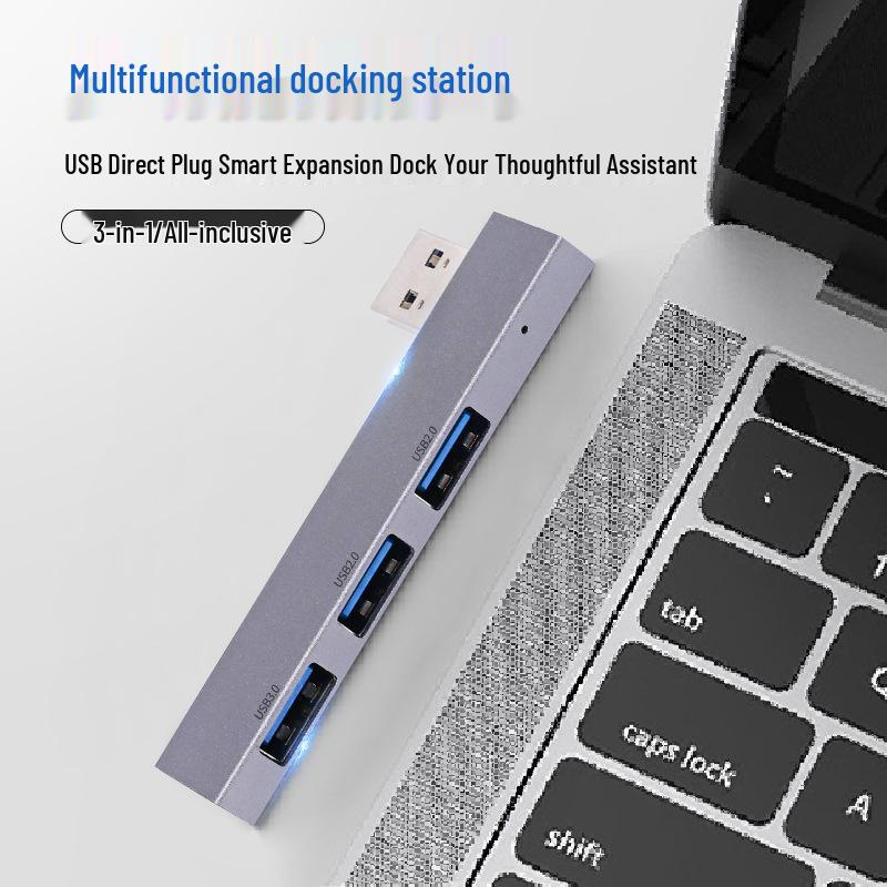 USB-C Multi-Port Expansion Dock: USB 3.0 & 2.0 Hub Splitter