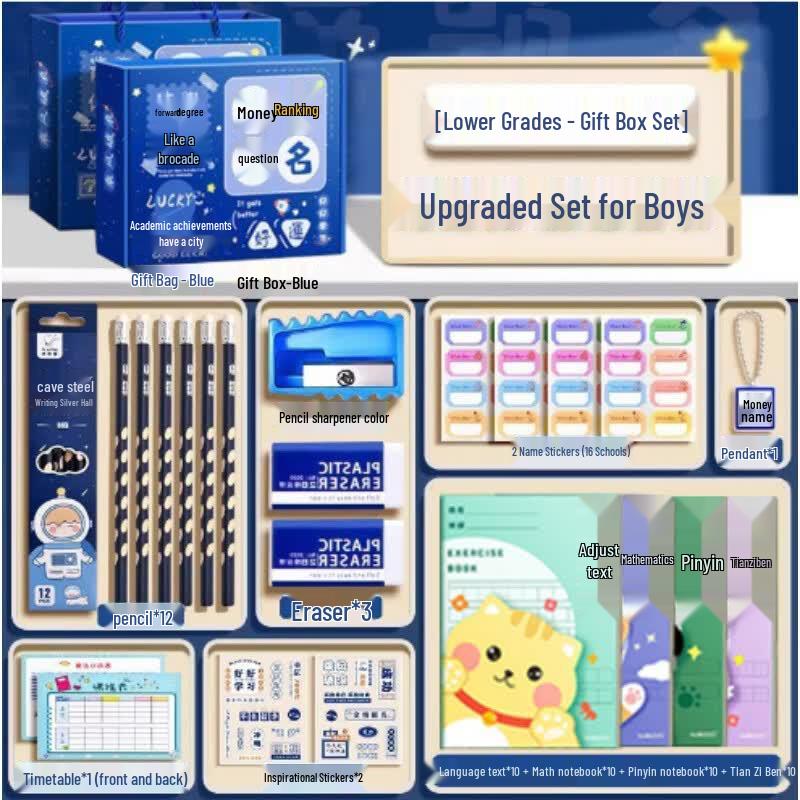 AKIRO Primary School Student Learning Gift Set