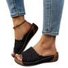 Mode Damen Sandalen Keilabsatz Sommer Indoor- und Outdoor-Hausschuhe Hohe Absätze Sandalias De Mujer