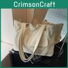 Chic Lightweight Tote Bag With Water-resistant Fabric Ideal For Autumn And Winter