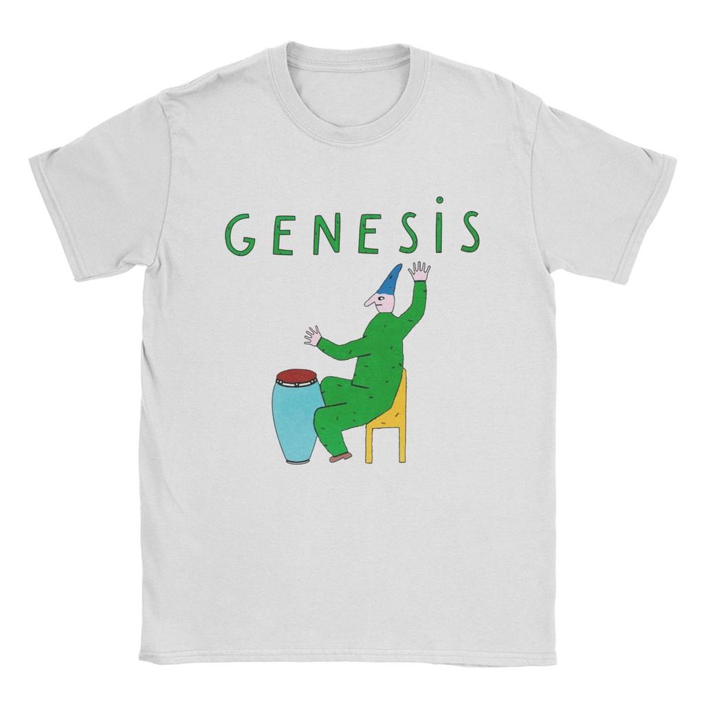 Genesis Band T Shirt for Men Pure Cotton Leisure T-Shirt Round Neck Tees Short Sleeve Tops New Arrival