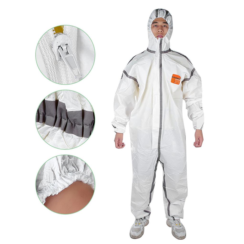 Overall Schutzanzug Kleidung Versiegelt Verbunden Staubdicht Wasserdicht(L)