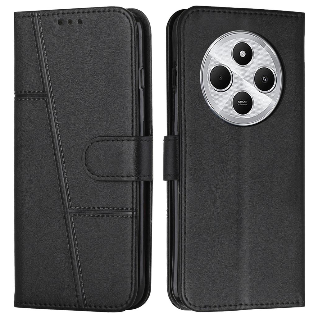For Xiaomi Poco C75 4G/Redmi 14R 5G/14C 4G Case Stand Flip Protective Leather Phone Cover