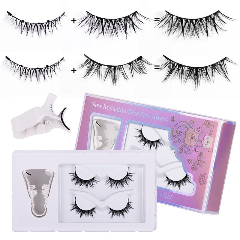 

Enhanced 5D Magnetic Eyelash Kit: Two Pairs of Small Round Magnets for Bold European & American Eye Style. Standard