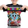 The Amazing World of Gumball Cartoon Cute Kids T Shirt Girls Summer Tops Baby Boys Clothes Children Short Sleeve O-Neck T-Shirts