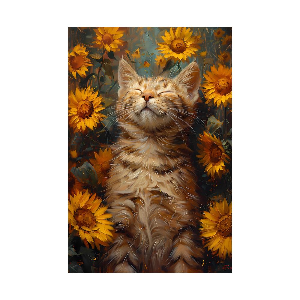 Tropical Animals Fantasy Poster Leopard In Jungle Canvas Painting Wall Prints Picture for Living Room Home Decor