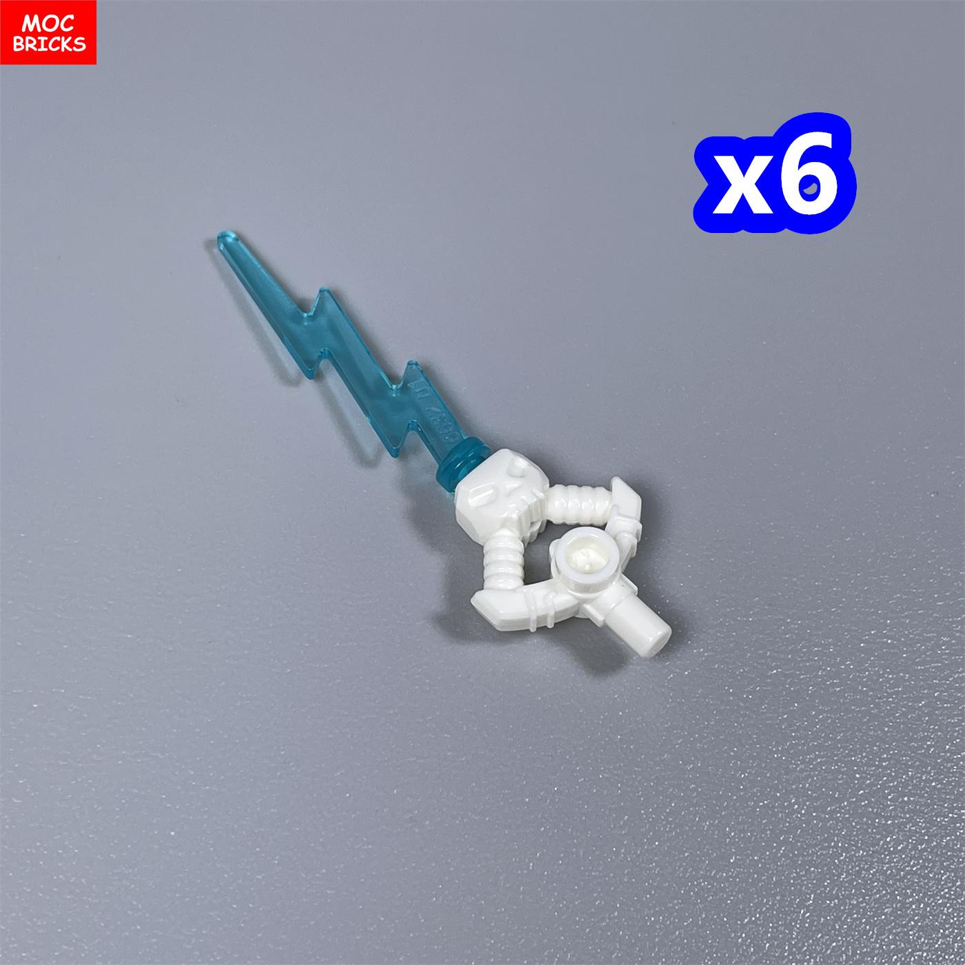 

MOC Кубики Скелетный Дракон Рукоять Меча 4 см Топор Молния Фигурка Строительные Блоки Частицы для Сборки Детские Игрушки