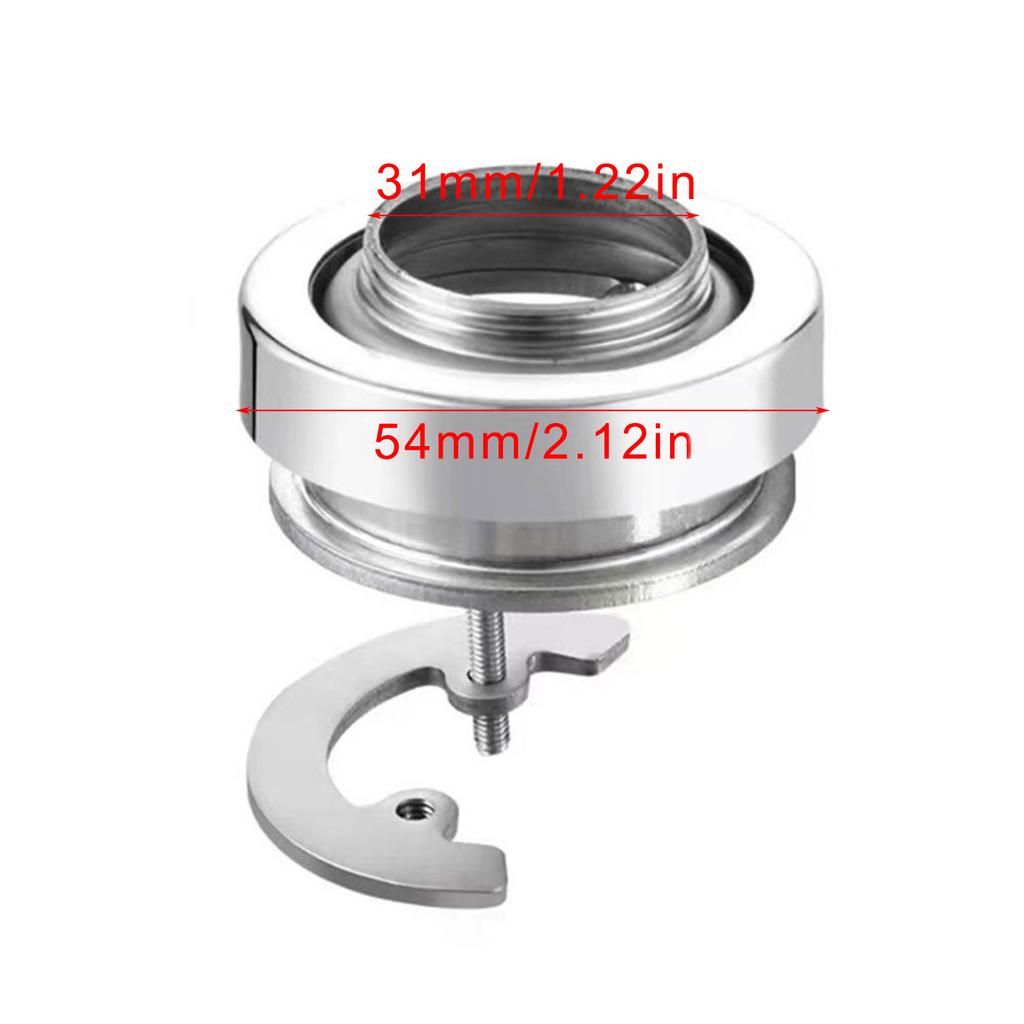 Facile à installer Base de robinet universelle argentée Gain de temps Support de robinet en acier inoxydable pour éviers de cuisine et de salle de bain