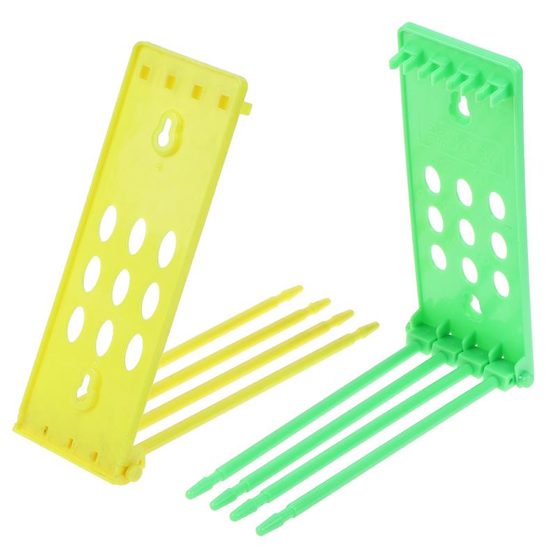 

Pigeon Parrot Leg Ring Stand Bird Training Articles Foot Ring Holder Band Rack жовтий