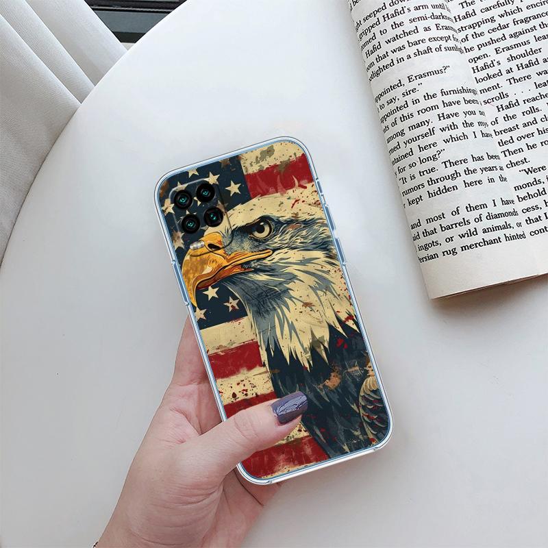 RP36 Hawk Eagle Transparent Phone Case for Motorola Moto Edge 20 30 40 50 S30 Fusion Ultra Pro Neo Lite + G200 G23