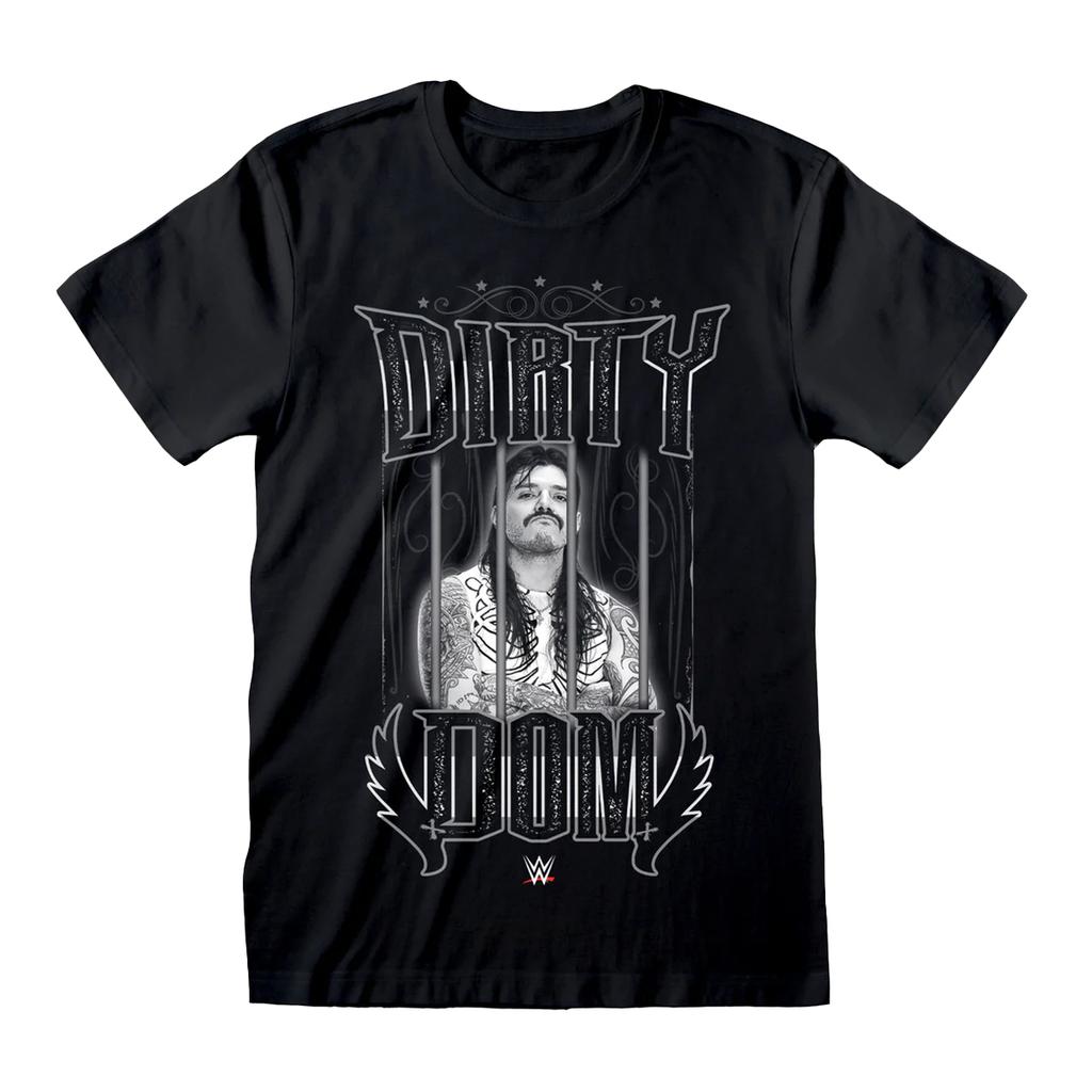 WWE Unisex Adult Dirty Dom Printed Regular T-Shirt
