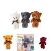 Soft And Durable Teddy Bear Stuffed Toy Keyring For Bag Or Car