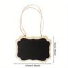 20pcs, Chalkboard Tags Hanging Wooden Mini Chalkboard Signs Wooden Chalkboard Tags, Hanging Chalkboard Labels, Ideal Price Tags, Message Tags