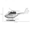 Car Fragrance Diffuser Ornament Solar Powered Helicopter Shape Rotation Blade Solid Aromatherapy Decoration