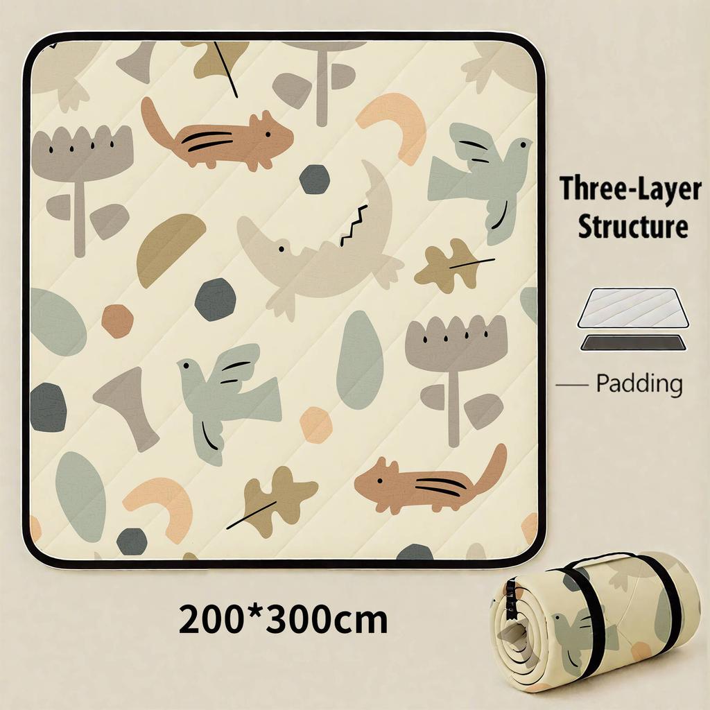 Picnic Mat Moisture-proof Mat Summer Thickened Field Camping Beach Spring Outing Waterproof Mat Floor Mat Outdoor Tent Floor Mat