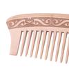 Wooden Wide Tooth Comb Natural Peach Wood Massage Beauty Hair Care