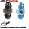 AN4 AN6 AN8 AN10 Male To Female 1/8" NPT Gauge / Sensor Side Port Adapter Oil Fuel Fitting Hose End