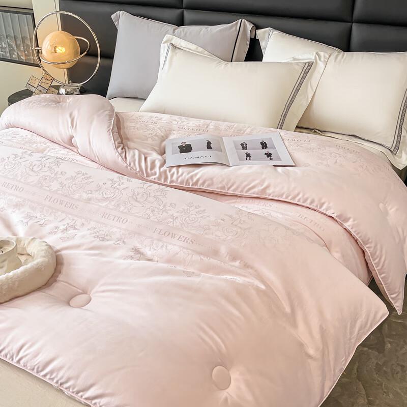 FIRS Premium Cotton Jacquard Silk Soy Fiber Quilt