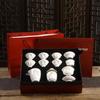 Taodingxuan 11-Piece Mutton Fat Jade Ceramic Tea Set