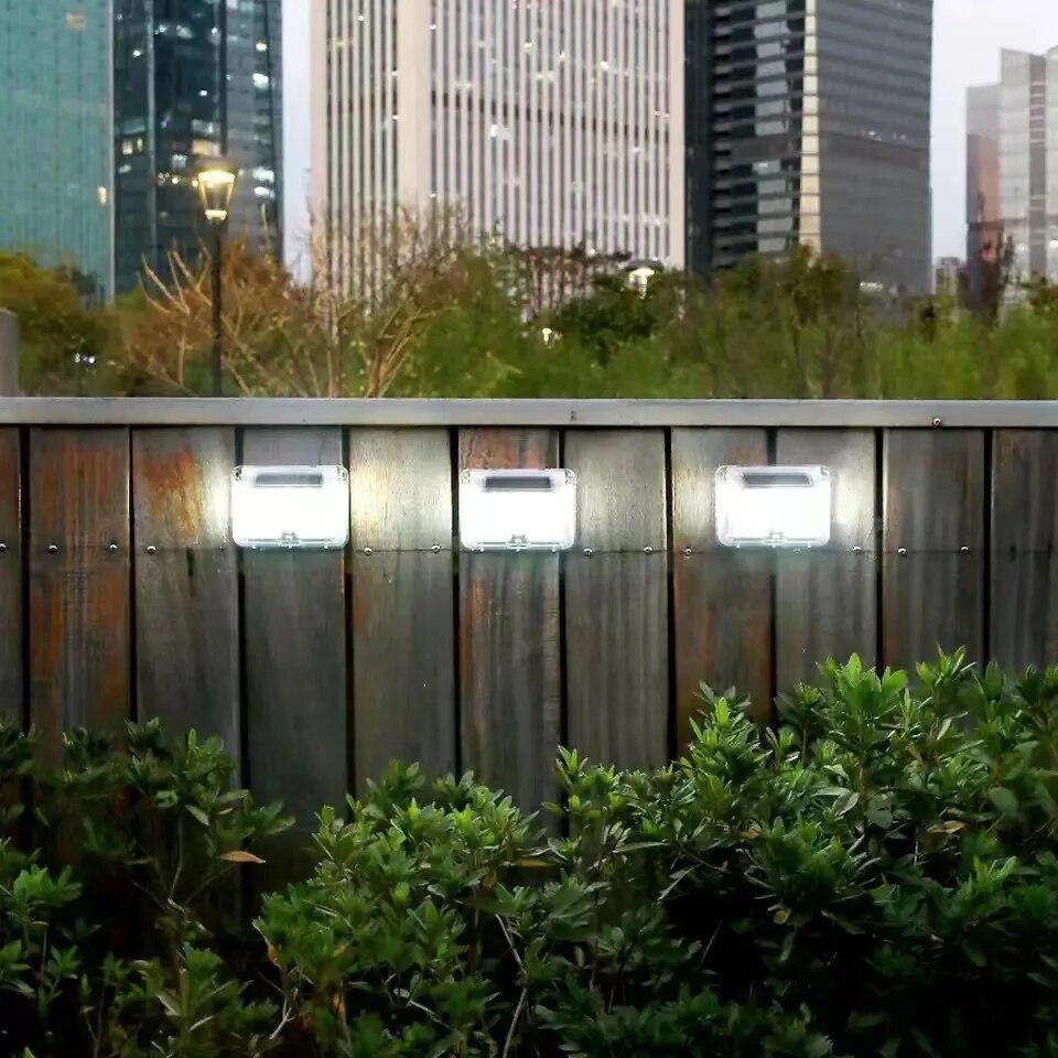 Super Bright 90 LED Solar Wall Lamp Outdoor 3 Modes Motion Lights Solar Fence Lights Security Lamps for Garden Yard Outside