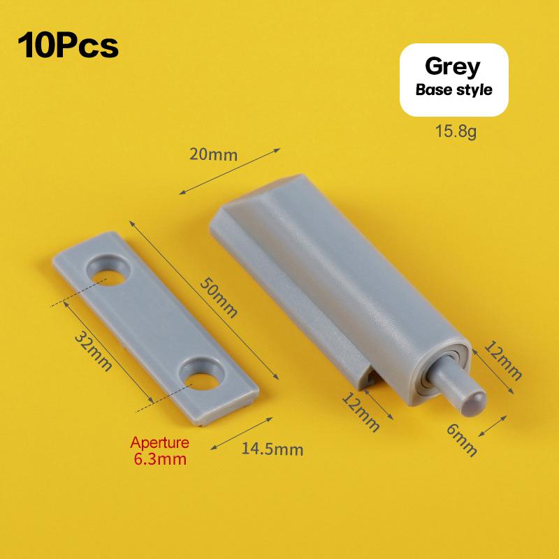 Practical Furniture Hardware Accessories, 10PCS Soft Close Cabinet Catches Damper Buffers for Door Stop
