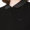 Emporio Armani SS23 Logo Embroidered Pullover Short Sleeve Polo Shirt Men Polo Shirts Black 3R1F75-1JTKZ-999